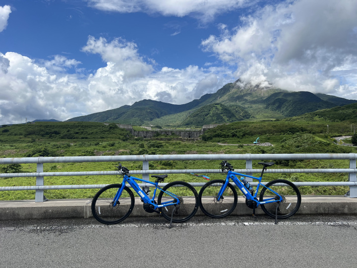 がまだすドームからE-bikeで巡る火山と災害復興を学ぶサイクリング日帰りコース(4時間・6時間コース)