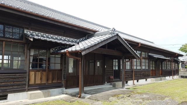 雲仙市歴史資料館国見展示館北側展示館（旧神代中学校北校舎）